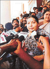 Former Tamil Nadu Chief Minister Jayalalitha is summoned by a court to receive a copy of a charge sheet in the SPIC case in Chennai on Monday.