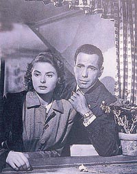 Ingrid Bergman and Humphry Bogart