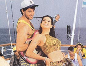Hrithik Roshan and Amisha Patel