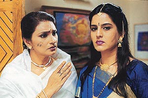 Scene from Kasam...Hackneyed storyline
