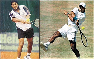 Indias hope: Mahesh Bhupathi and Leander Paes