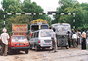 This traffic jam is of our own making !