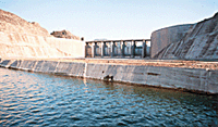 The Ranjit Sagar Dam has stopped waters of the Ravi from flowing into Pakistan. But the reservoir has not filled up due to poor rain in the Ravi catchment.