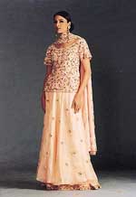 A wedding outfit designed by Krishna Mehta 