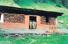 An ITBP post operating from a gujjar kotha. Photo by the writer