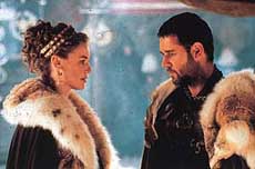 Connie Nielsen and Russell Crowe in Gladiator