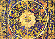Iskandar Sultans horoscope: Shiraz, Iran, 1411