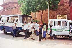 Electric vehicles are being introduced in Agra