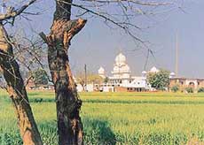 The gurdwara dedicated to Guru Teg Bahadur at Bahadurgarh