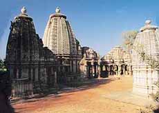 Temple complex (9th-12th centuries): Towers glimmer in the late afternoon.