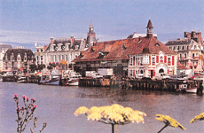 Trouville is a popular resort.