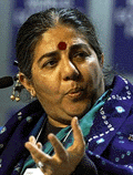 Director of the Research Foundation for Science, Technology and Ecology in India Vandana Shiva