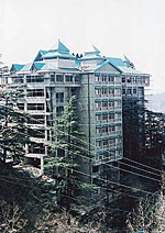 The ten-storeyed High Court building in Shimla