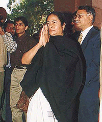 Railway Minister Mamata Banerjee