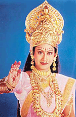 Indrani Haldar in Ma Shakti: Small screen deity