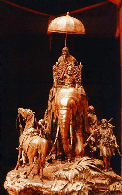 Sawari of Maharaja Ranjit Singh made of silver by  Garard Company (UK).