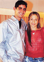 Gaurav with Lopez: Seeing stars