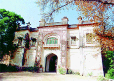 The facade of the Badrukhan haveli