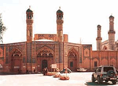 The historic mosque in Afghanistans western city of Herat is seen in this March 5, 2000 file photo.