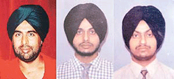 The three suspects