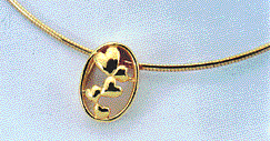 A beautiful trendy pendant on a thin chain is a favourite with the new generation.