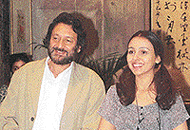 Shekhar Kapoor and wife Suchitra