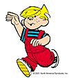 Cartoonist Hank Ketchams creation "Dennis The Menace"