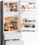 Line the vegetable drawers of your refrigerator with brown paper