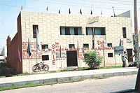 An unauthorised shop being run from an industrial plot in Industrial Area, Phase-IX in SAS Nagar. 