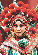 Mainland China traditional opera singer