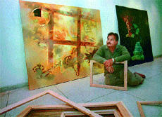 Ajay Jaitly with his works