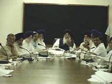 Punjab Chief Minister Parkash Singh Badal presiding over the Cabinet meeting in Chandigarh on Saturday.