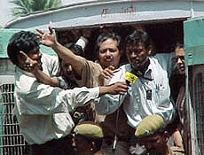 Indian journalists shout slogans against the police in Chennai on Friday. 
