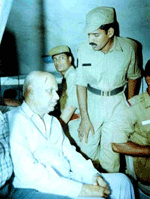 Former Tamil Nadu Chief Secretary K. M. Nambiar, an accused in a corruption case, on Saturday after his arrest.