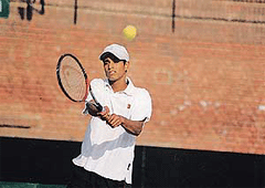 Sunil Kumar Sipeya of Chandigarh who astonished everyone with his superb performance at the Junior Wimbledon Championship.