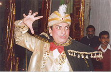 Samrarat Shanker performing a magic show in aid of Indian Red Cross Society, in Amritsar on Friday.