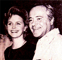 Jack Lemmon with actress Lee Remick