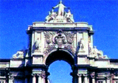 The Arco Triumfal da rua Augusta is a Triumphal Arch