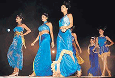 Leading models lend voice to the powerful fashion statements made by budding NIFD designers at Dara Studios in SAS Nagar on Monday evening.