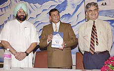 Gen S. Padmanabhan, Chief of Army Staff, releases the book "Ridge Too Far."