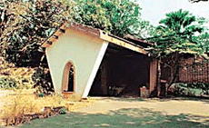 The Cairns, J.R.D Tatas rented house, still contains the electrical machine tools he used to tinker with