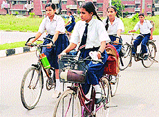 How about cycling to college, work?