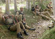 Indian Border Security Force troopers.