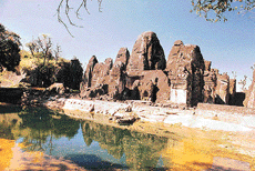 The rock-cut temples date back to the 8th century