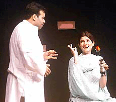 Film actress Twinkle Khanna on her first appearance on theatre.
