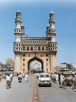 The recent rains have damaged the Char Minar