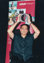 Rahul da Cunha winning the Mastermind trophy