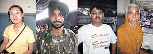  Suyu, Lakhbir Singh, Sagar and  Jailakshmi