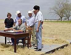 US President George Bush
