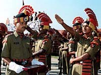 A fresh batch of 117 BSF recruits.
